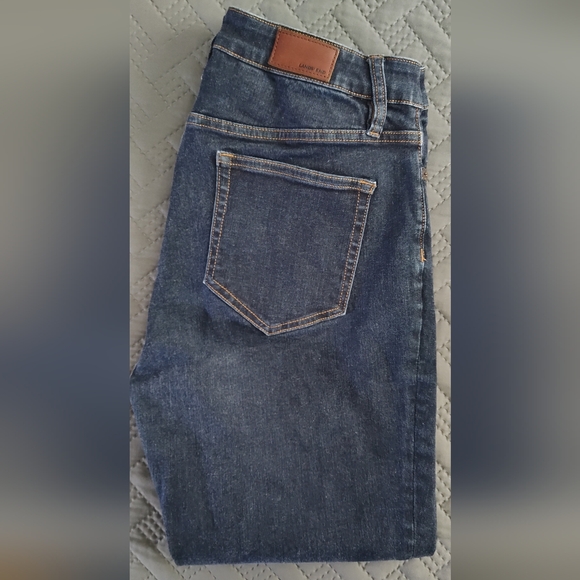 Land's End Mid Rise Curvy Skinny Jeans Size 12 - Picture 2 of 4